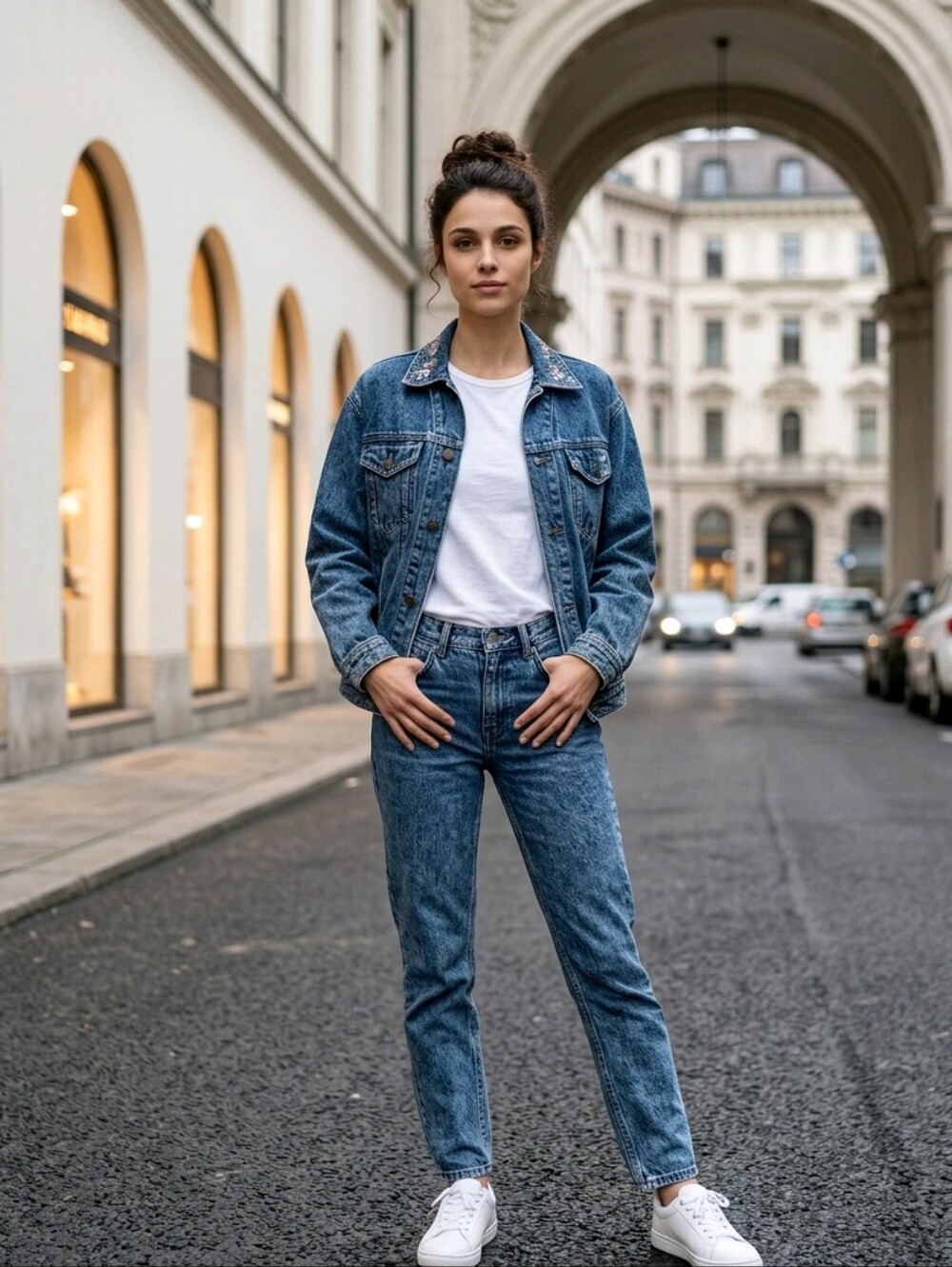 Prezzia Vintage 80's Jean Jacket. Size M